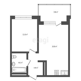 Квартира 41,6 м², 1-комнатная - изображение 2