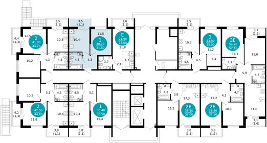 Квартира 31,8 м², 1-комнатная - изображение 2