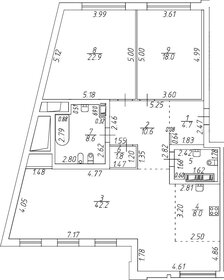 Квартира 120,4 м², 2-комнатная - изображение 1