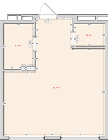 35 м², 1-комнатная квартира 5 271 000 ₽ - изображение 31