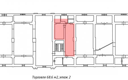 68,6 м², торговое помещение - изображение 5