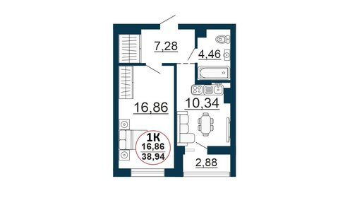 36,4 м², 1-комнатная квартира 5 320 000 ₽ - изображение 54