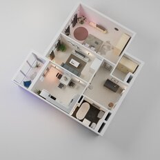 Квартира 56,9 м², студия - изображение 4