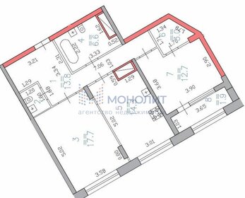 77 м², 2-комнатная квартира 16 000 000 ₽ - изображение 66