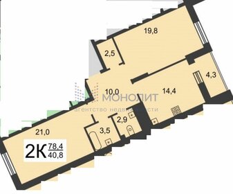 122 м², 4-комнатная квартира 13 965 800 ₽ - изображение 45