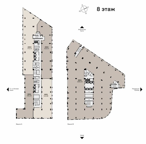 465,4 м², офис 100 571 992 ₽ - изображение 1