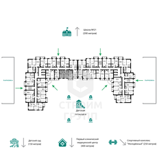 Квартира 62,7 м², 2-комнатная - изображение 4