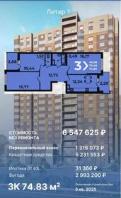 Квартира 55 м², 2-комнатная - изображение 2