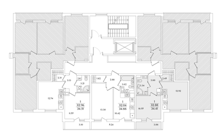 34,5 м², 1-комнатная квартира 9 054 108 ₽ - изображение 62