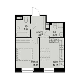 48 м², 1-комнатная квартира 13 200 000 ₽ - изображение 133