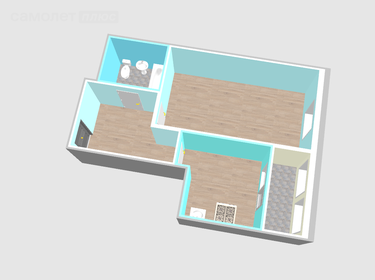 38,5 м², 1-комнатная квартира 6 500 000 ₽ - изображение 128