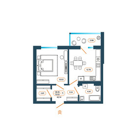 43 м², 2-комнатная квартира 3 100 000 ₽ - изображение 76