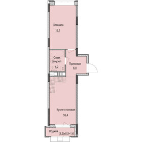43,3 м², 1-комнатная квартира 8 271 000 ₽ - изображение 21