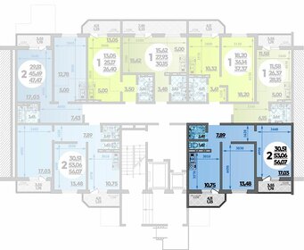 55 м², 2-комнатная квартира 8 500 000 ₽ - изображение 78