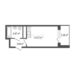 Квартира 22,4 м², студия - изображение 1