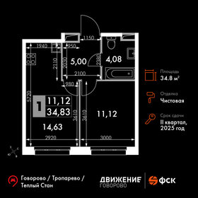 36,5 м², 1-комнатные апартаменты 10 464 407 ₽ - изображение 67