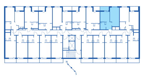 34,3 м², 1-комнатная квартира 6 069 330 ₽ - изображение 4