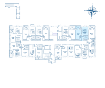 Квартира 37,3 м², 1-комнатная - изображение 2