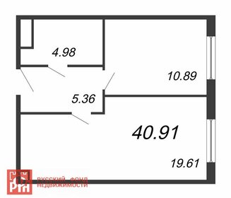 Квартира 40,9 м², 1-комнатные - изображение 1