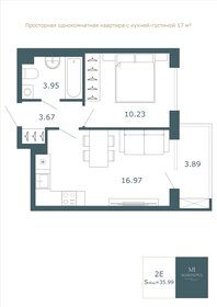 49,8 м², 2-комнатная квартира 4 950 000 ₽ - изображение 68