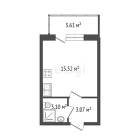 Квартира 22,4 м², студия - изображение 2