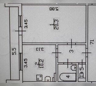 Квартира 50 м², 2-комнатная - изображение 1