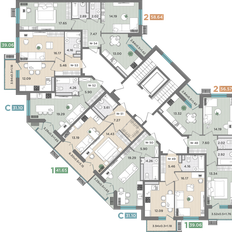 Квартира 39,1 м², 1-комнатная - изображение 3