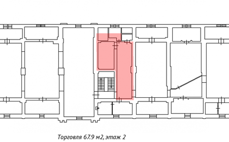 68 м², торговое помещение - изображение 4