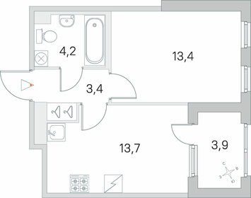 36,6 м², 1-комнатная квартира 8 590 000 ₽ - изображение 79