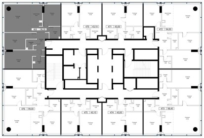 Квартира 98,3 м², 3-комнатная - изображение 3