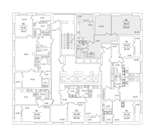 Квартира 59,7 м², 2-комнатная - изображение 2