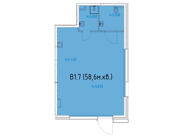 58,6 м², торговое помещение - изображение 5