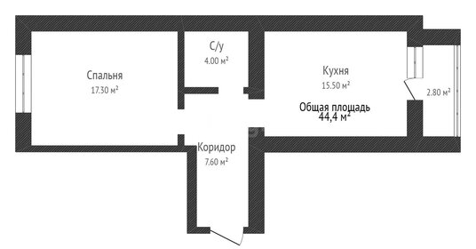 43 м², 1-комнатная квартира 4 090 000 ₽ - изображение 32