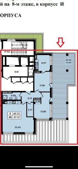 83,7 м², 3-комнатные апартаменты 41 500 000 ₽ - изображение 1