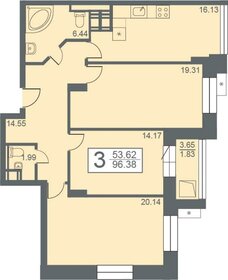 118,5 м², 4-комнатная квартира 12 861 600 ₽ - изображение 21