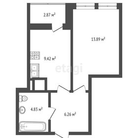 Квартира 37,3 м², 1-комнатная - изображение 2