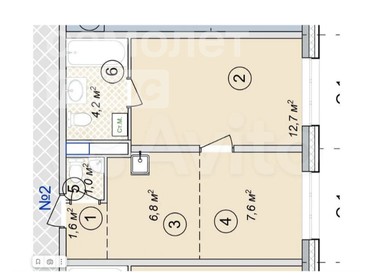 34 м², 1-комнатные апартаменты 3 030 000 ₽ - изображение 45