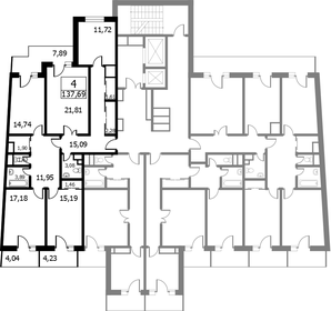 Квартира 144,2 м², 4-комнатная - изображение 5