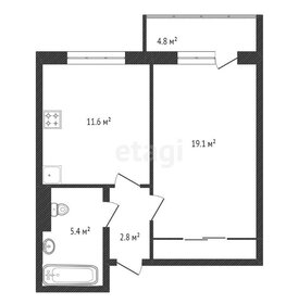 Квартира 40,2 м², 1-комнатная - изображение 1