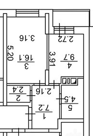 58 м², 2-комнатная квартира 12 400 000 ₽ - изображение 100