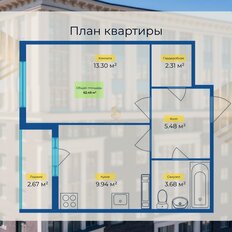 Квартира 36,1 м², 1-комнатная - изображение 2