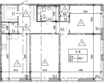 108,5 м², 3-комнатная квартира 31 620 000 ₽ - изображение 152