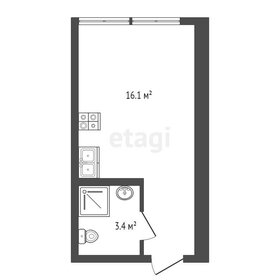 18 м², 1-комнатные апартаменты 3 500 000 ₽ - изображение 70