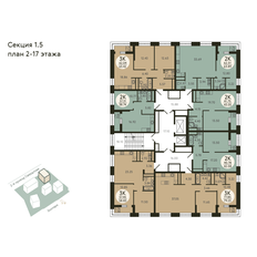 Квартира 38,7 м², 2-комнатная - изображение 3