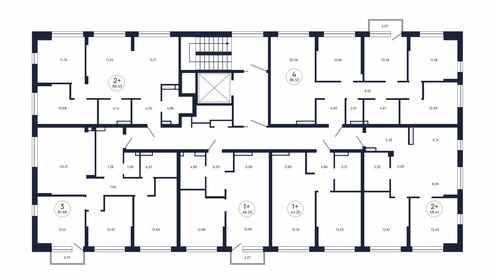 103 м², 3-комнатная квартира 12 500 000 ₽ - изображение 41