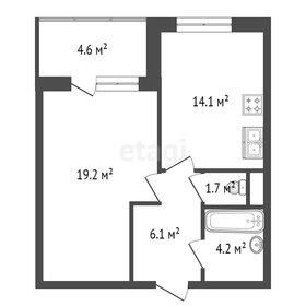 42,7 м², 1-комнатная квартира 12 693 830 ₽ - изображение 38