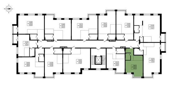 43,9 м², квартира-студия 5 048 500 ₽ - изображение 24