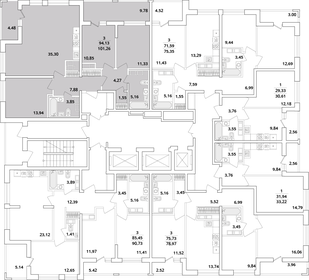 35,9 м², 1-комнатная квартира 8 369 397 ₽ - изображение 33