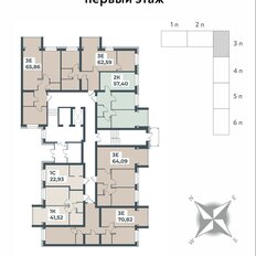 Квартира 64,1 м², 3-комнатная - изображение 2