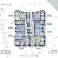 Квартира 95,9 м², 3-комнатная - изображение 3